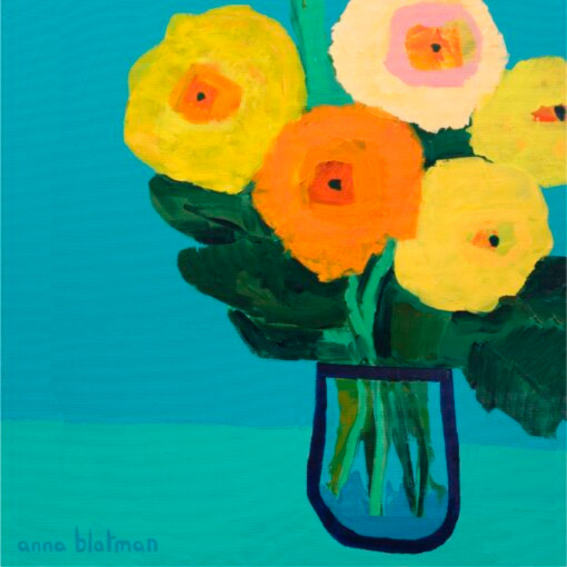 Anna Blatman Spring in Summer/Flowers Coaster