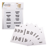 Clear Pantry Labels - Pack 60