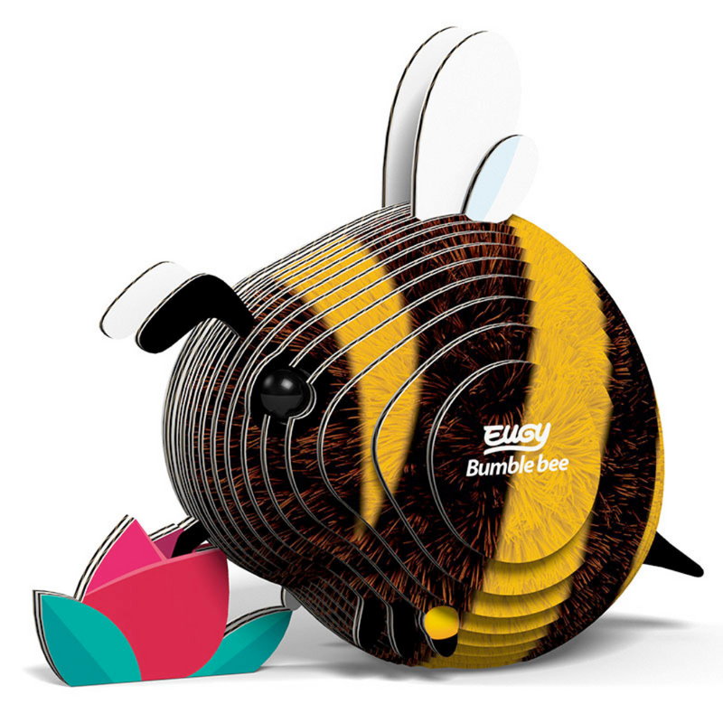 3D Cardboard Animal Puzzle - 073 Bumblebee