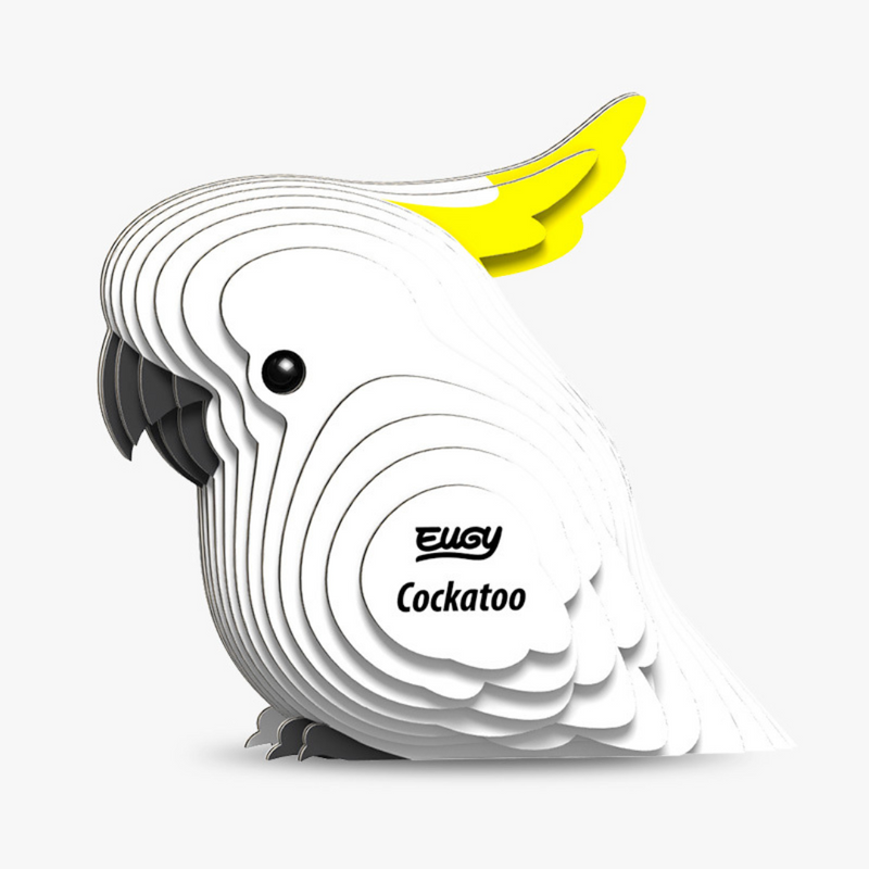3D Cardboard Animal Puzzle - 028 Cockatoo