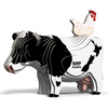 3D Cardboard Animal Puzzle - 079 Holstein-Friesian Cow