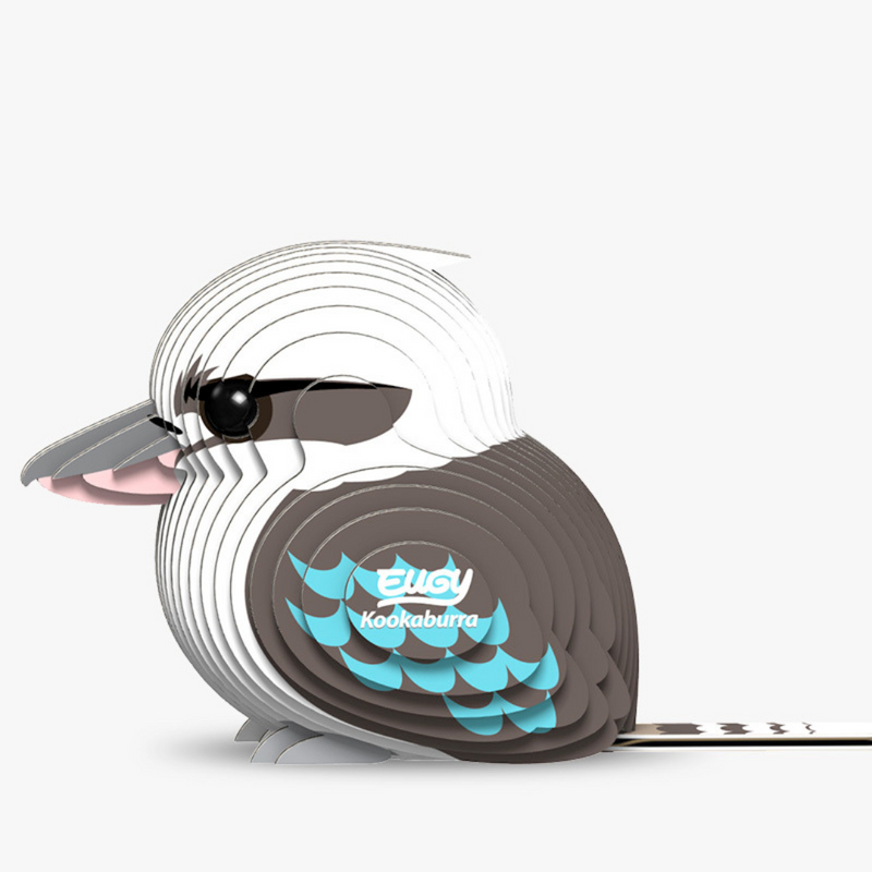 3D Cardboard Animal Puzzle - 027 Kookaburra