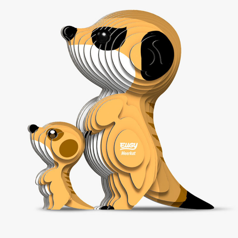 3D Cardboard Animal Puzzle - 046 Meerkat