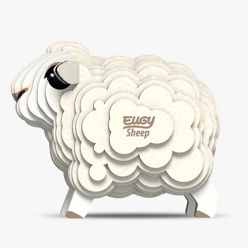 3D Cardboard Animal Puzzle - 018 Sheep