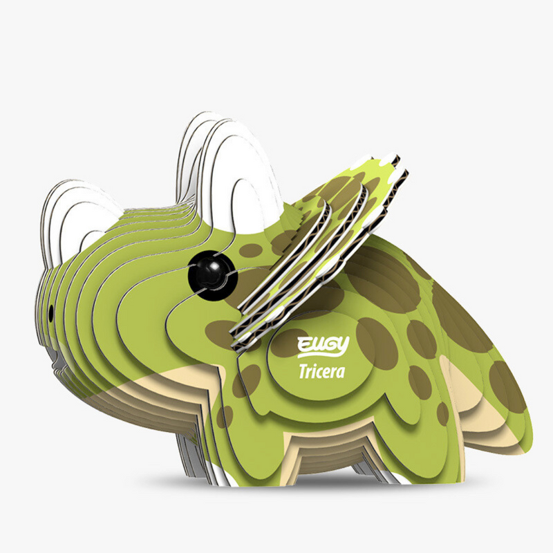3D Cardboard Animal Puzzle - 006 Tricera