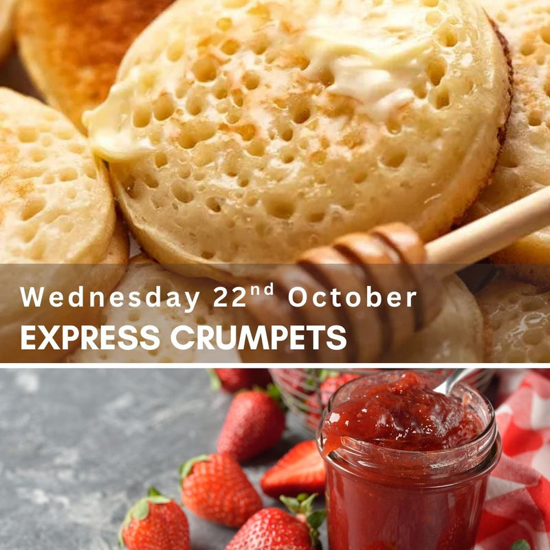 Express Crumpets with Quick Strawberry Jam [Wednesday 22nd October 2025]