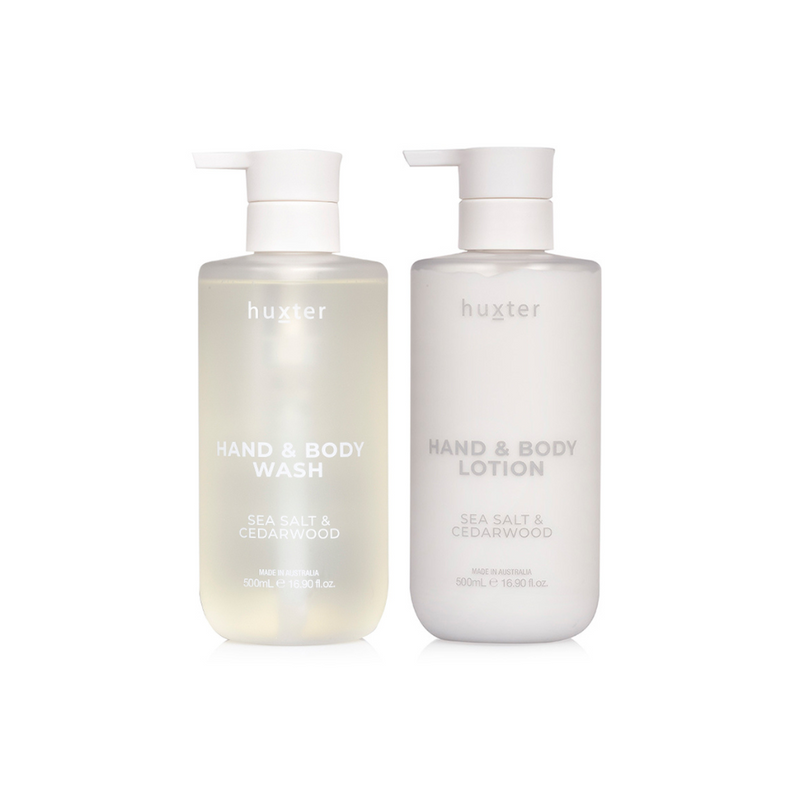 Wash & Lotion Duo - Neutral - Sea Salt & Cedarwood