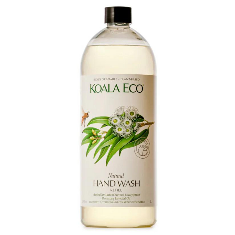 Natural Hand Wash Lemon Scented Eucalyptus & Rosemary Refill 1L