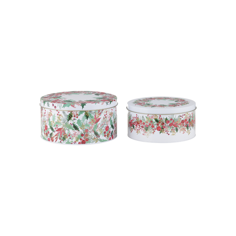 Merry Berry Tin Set of 2 Gift Boxed