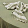 Estelle Green Stripe  Napkin Set of 4