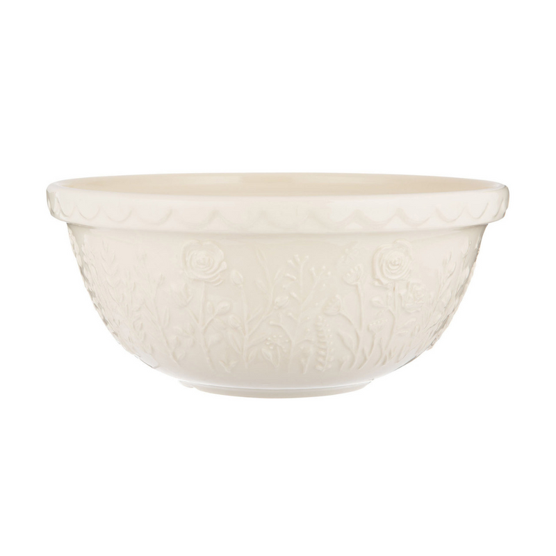 In The Meadow Cream Rose Mixing Bowl 29cm/4L