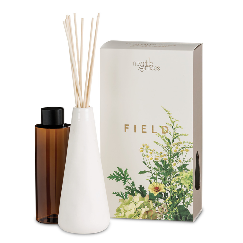 Botanical Collection - Field Diffuser (Almond White Vase)