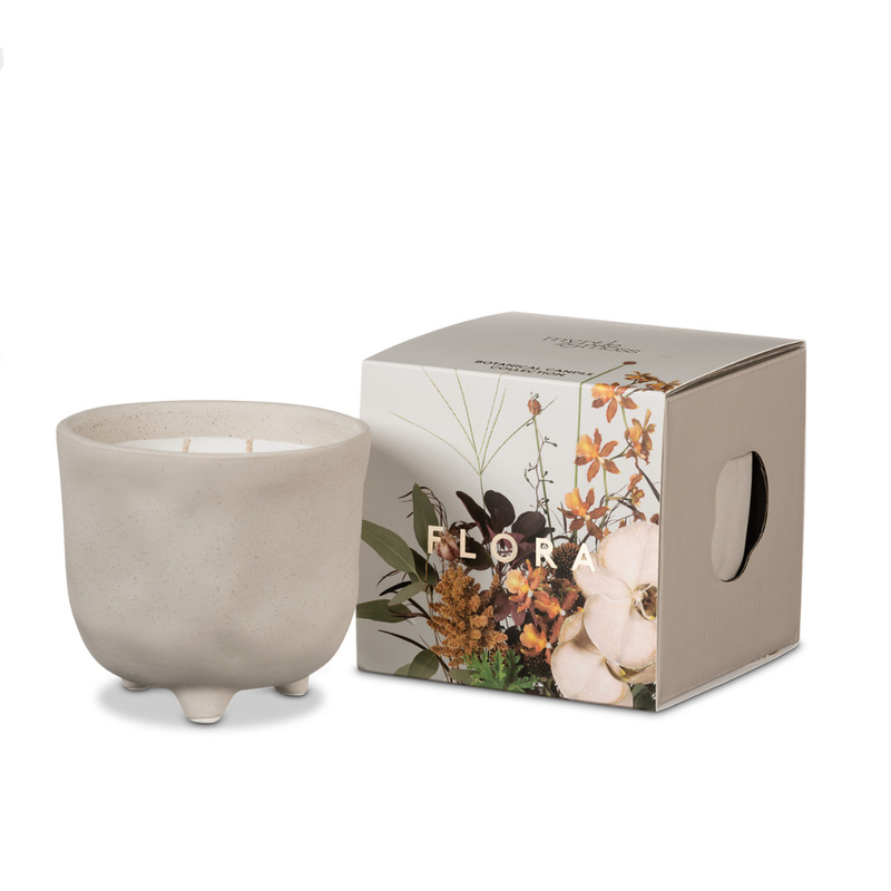Botanical Collection - Flora Candle (Pebble Grey Pot)
