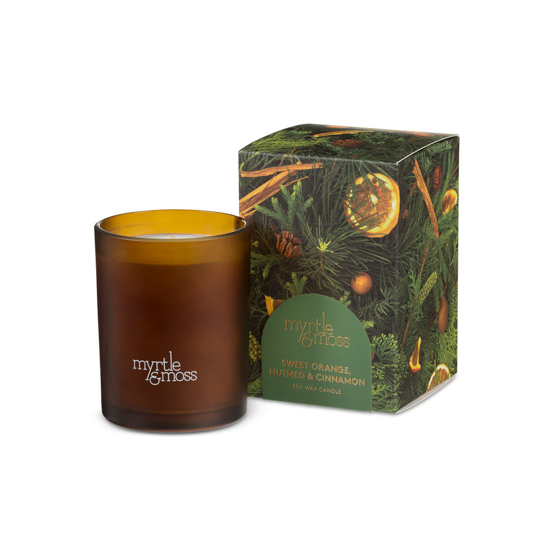 Christmas Candle - Sweet Orange, Nutmeg & Cinnamon