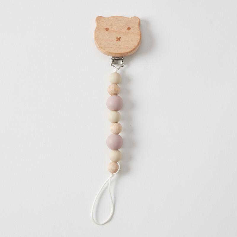 Ollie Silicone & Wood Dummy Clip