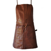 Leather Apron with Crossover Back