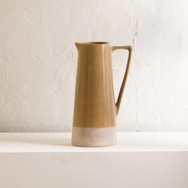 Sanna Dipped Jug - Mustard