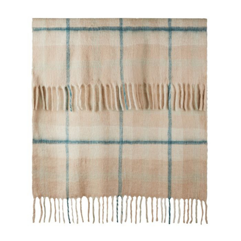 Woven Wool Blend Throw - Braxton 130x180cm