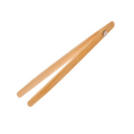 Bamboo Toast Tongs with Magnet 20cm