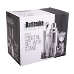Cocktail Set 8 Piece with Stand
