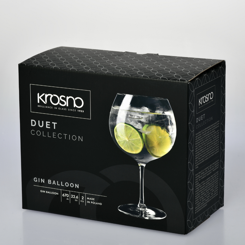 KR Duet Gin Balloon 670ml Set of 2 Gift Boxed