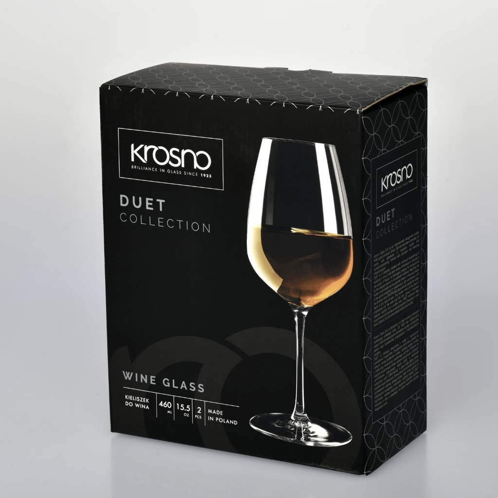 KR Duet Wine Glass 460ml Set of 2 Gift Boxed