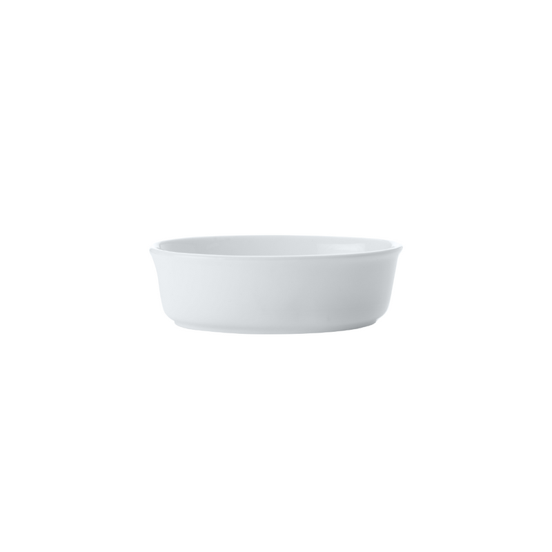 MW White Basics Pie Dish Oval 13cm