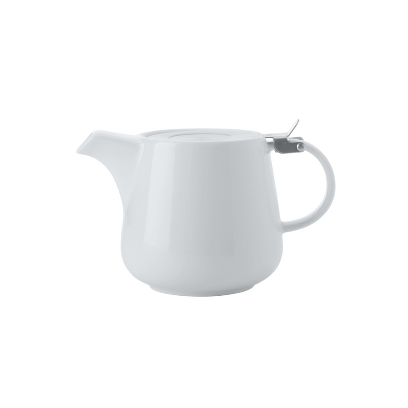 MW White Basics Teapot With Infuser 1.2L White Gift Boxed