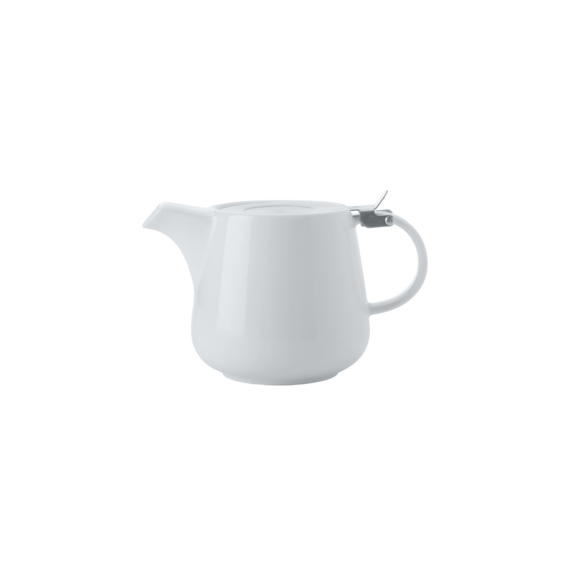 MW White Basics Teapot With Infuser 600ML White Gift Boxed