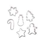 Christmas Mini Wreath Cookie Cutter Set of 6