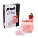 Rose Quartz Gin Stones Set of 6