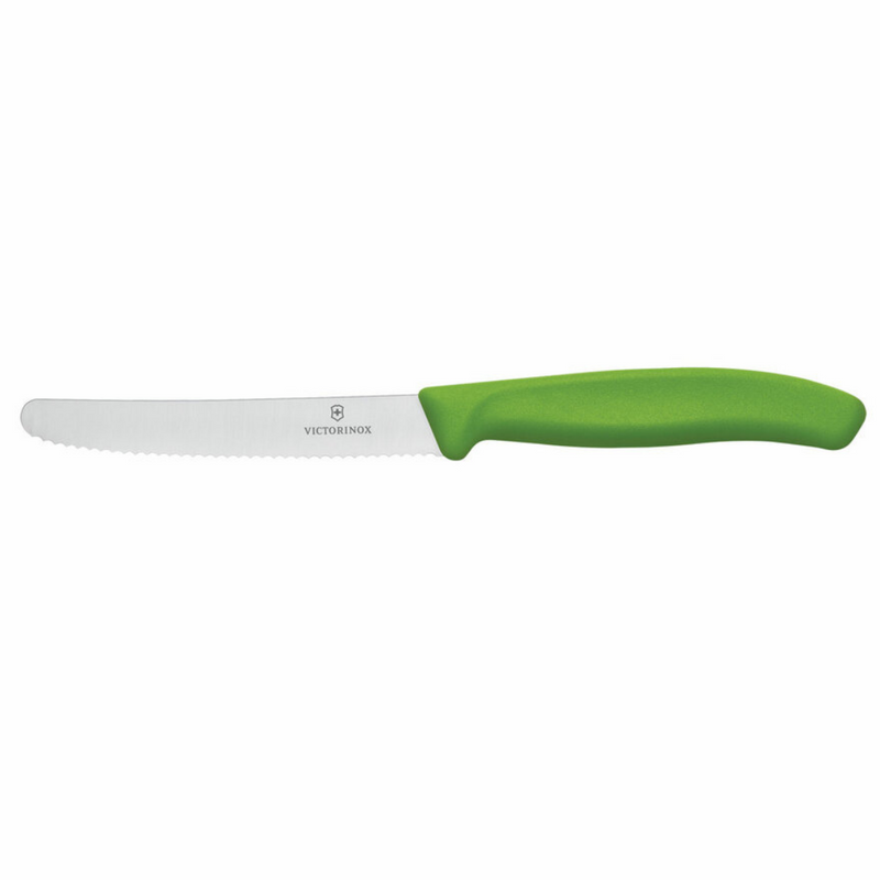 Steak & Tomato Knife 11cm Green